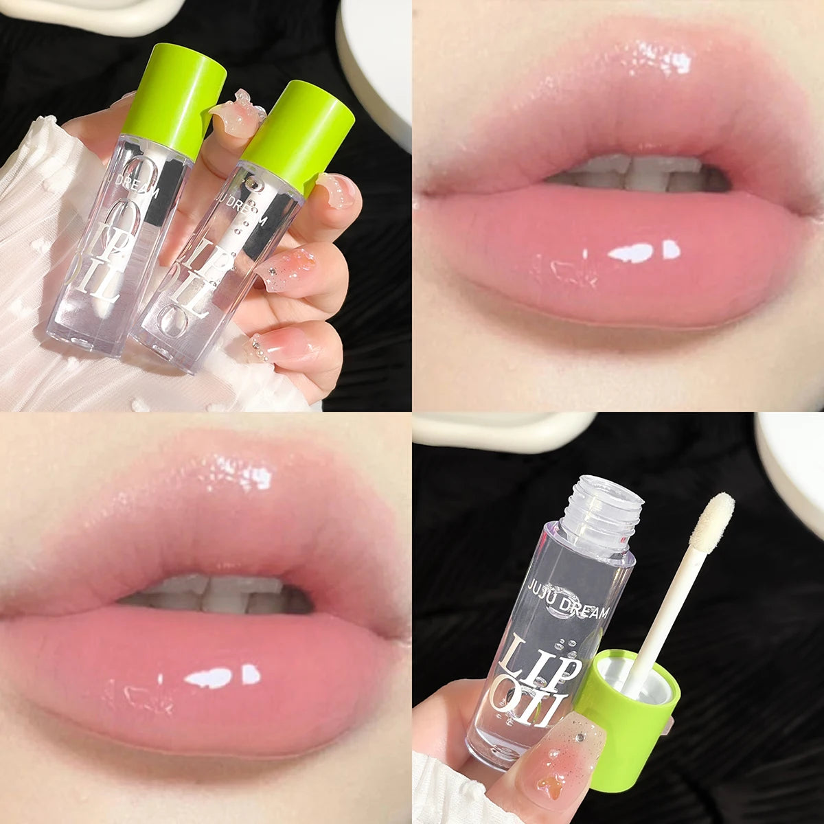 Lip Balm & Lip Oil Makeup – Transparent Plumping Gloss for Smooth, Hydrated, and Wrinkle-Free Lips