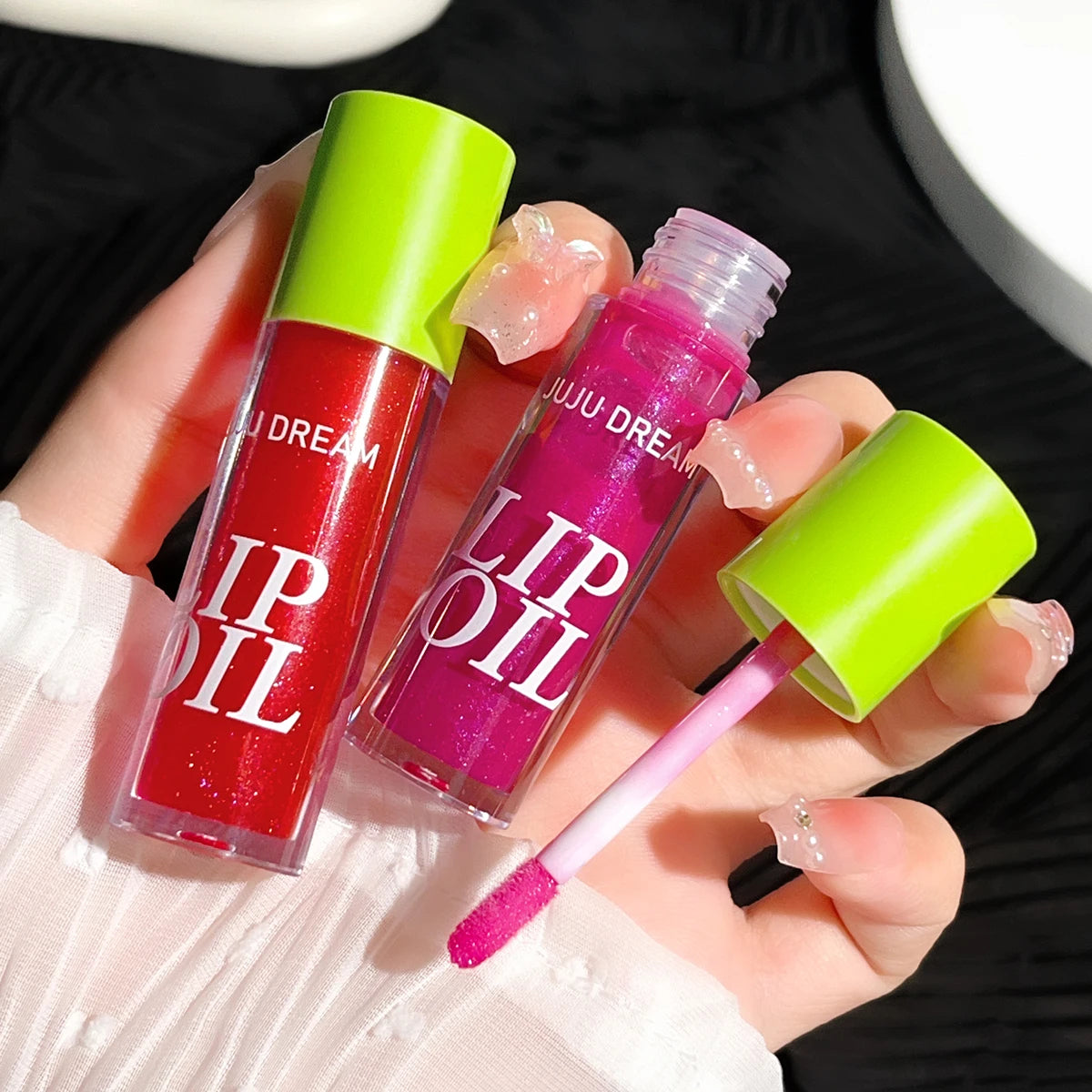 Lip Balm & Lip Oil Makeup – Transparent Plumping Gloss for Smooth, Hydrated, and Wrinkle-Free Lips
