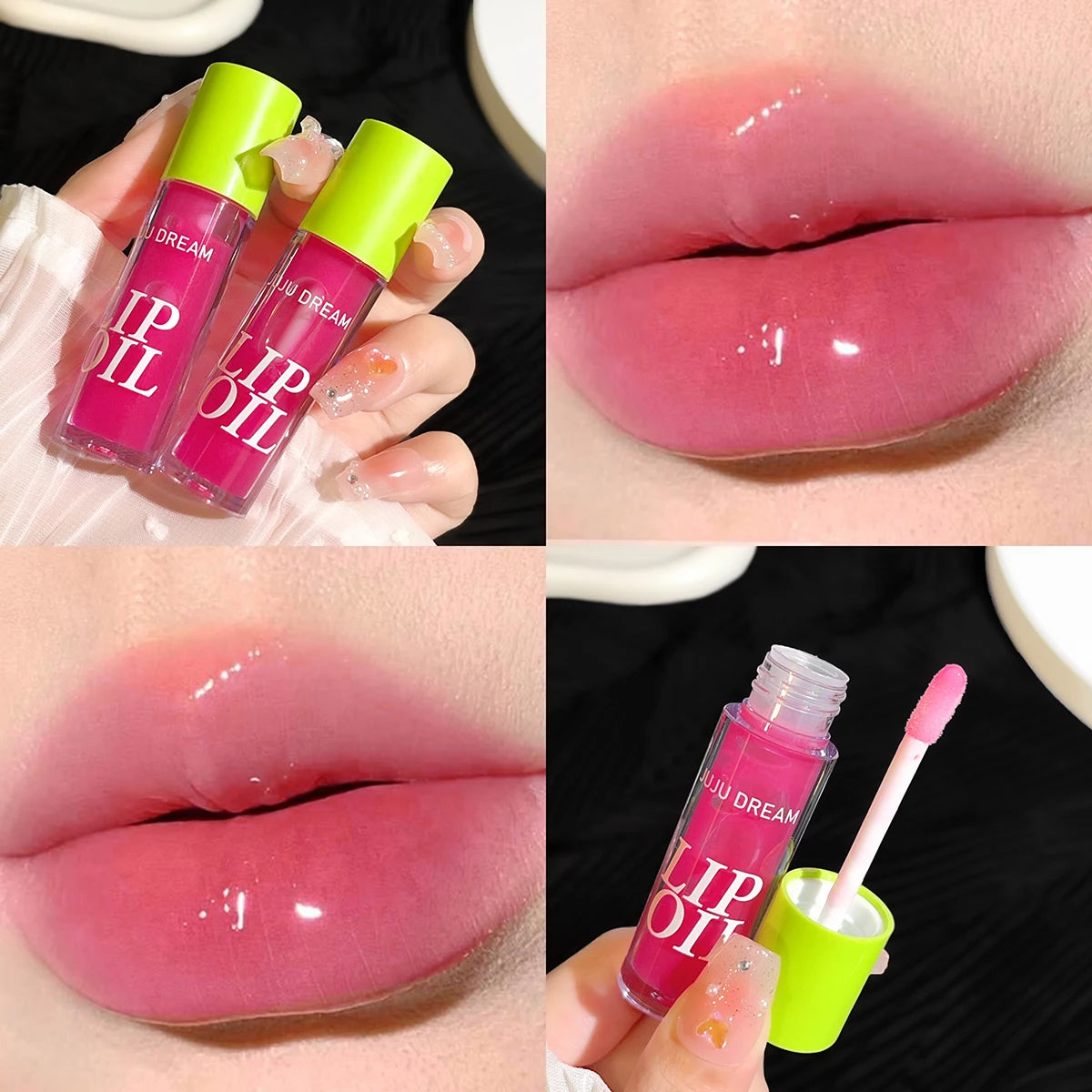 Lip Balm & Lip Oil Makeup – Transparent Plumping Gloss for Smooth, Hydrated, and Wrinkle-Free Lips