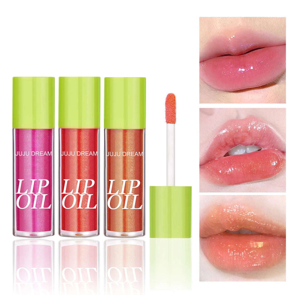 Lip Balm & Lip Oil Makeup – Transparent Plumping Gloss for Smooth, Hydrated, and Wrinkle-Free Lips