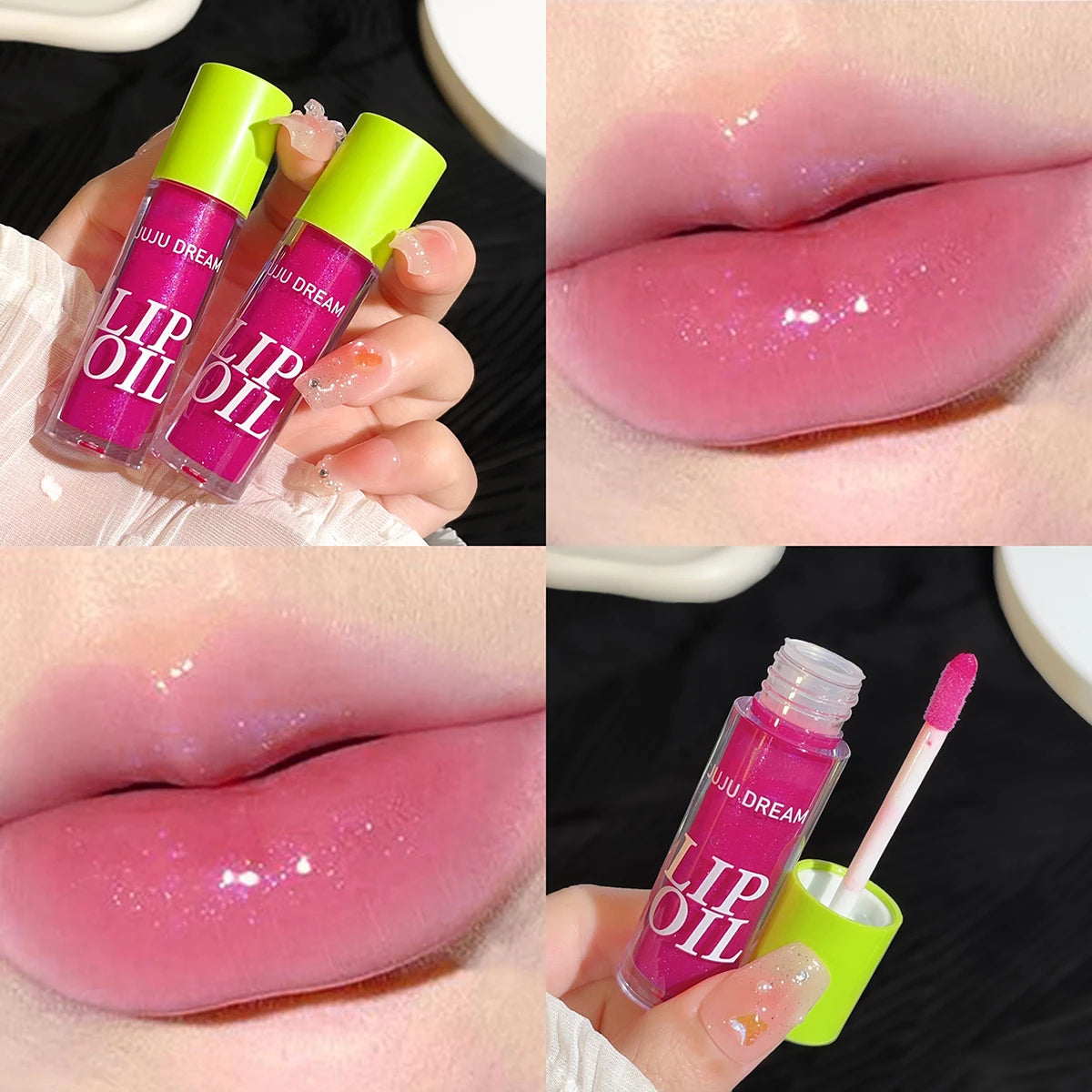 Lip Balm & Lip Oil Makeup – Transparent Plumping Gloss for Smooth, Hydrated, and Wrinkle-Free Lips