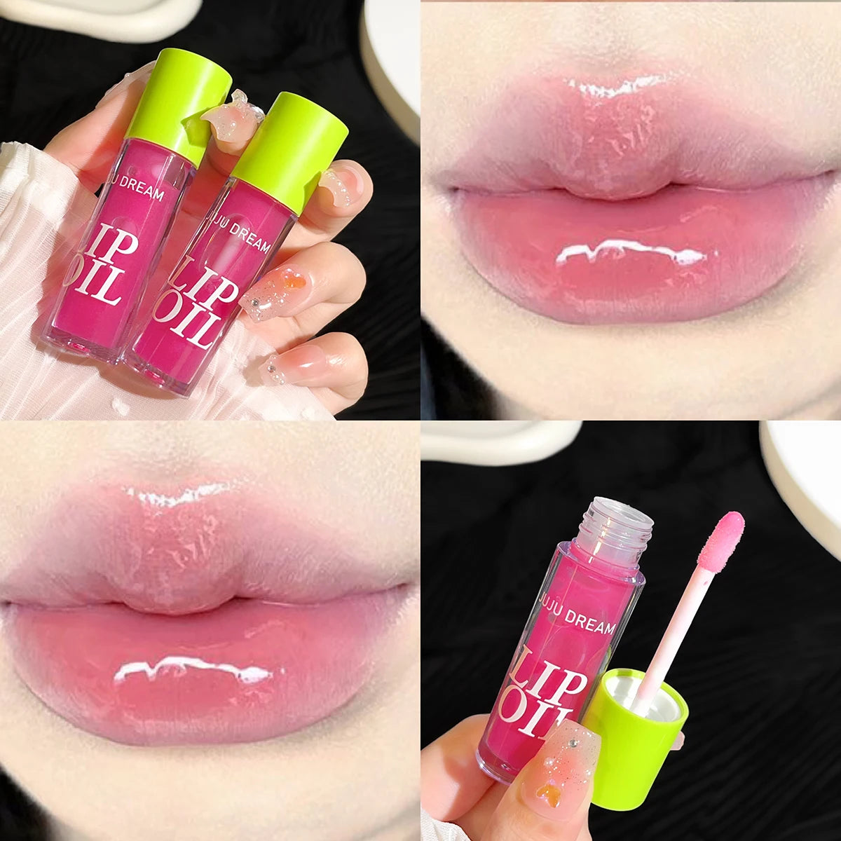 Lip Balm & Lip Oil Makeup – Transparent Plumping Gloss for Smooth, Hydrated, and Wrinkle-Free Lips