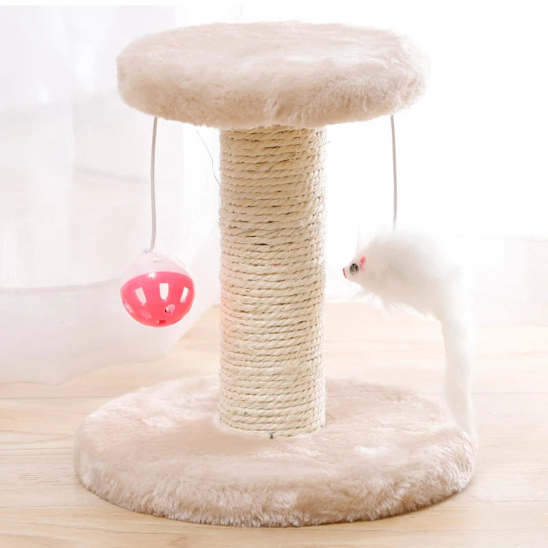Indoor Cat Scratching Post Sisal Cat Scratcher Interactive pet toys for Cats Kitten Playing Toys Cat Tree Toys Pet Supplies