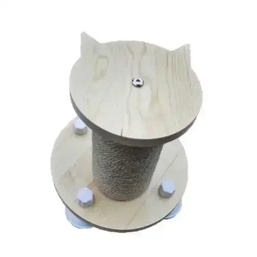 Cats Wall Scratchers Solid Wood Transparent Indoor DIY Scratching Post Spacecraft Springboard Cats Accessories Wooden Furniture