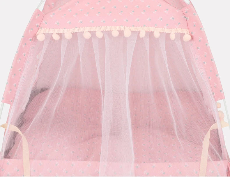 Pet Dog Tent House Floral Print Enclosed Cat Tent Bed Indoor Folding Portable Comfortable Kitten Bed Kennel For Small Pets