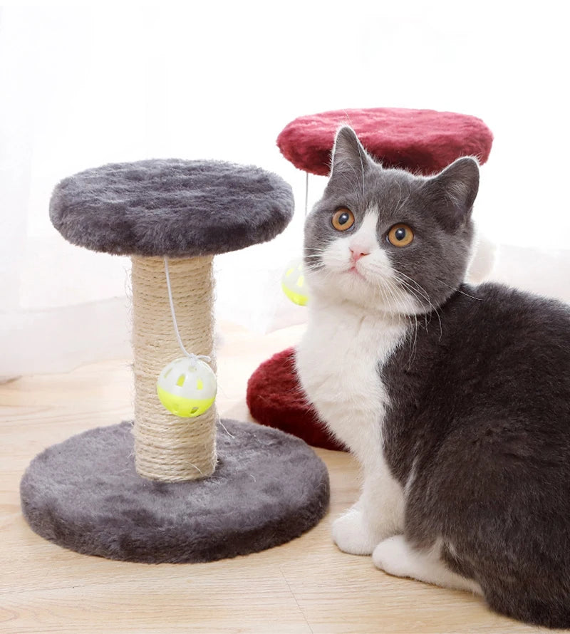 Indoor Cat Scratching Post Sisal Cat Scratcher Interactive pet toys for Cats Kitten Playing Toys Cat Tree Toys Pet Supplies