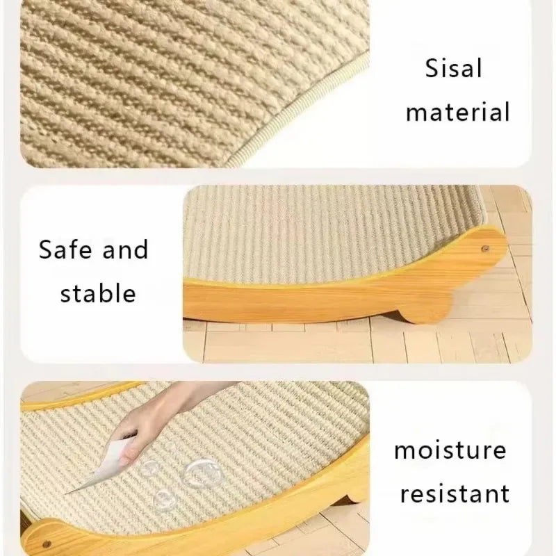 Cat Scratching Board U-shaped Cat Toys Scratching Recliner Wear-resistant Scratch-resistant Post Wear-resistant Cats Scratcher