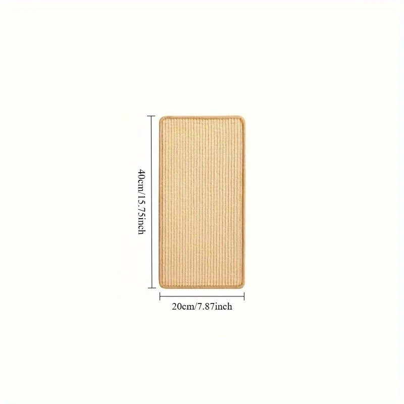 1pc Natural Sisal Cat Scratcher Mat Cat Scratch Mats Multi-Purpose Cat Toy Mat orizontal Cat Floor Scratching Pad