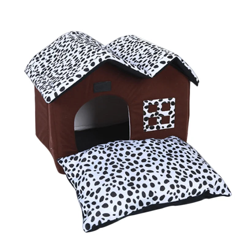 Pet House Foldable Bed With Mat