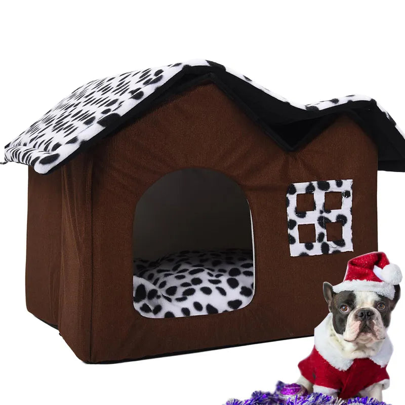 Pet House Foldable Bed With Mat