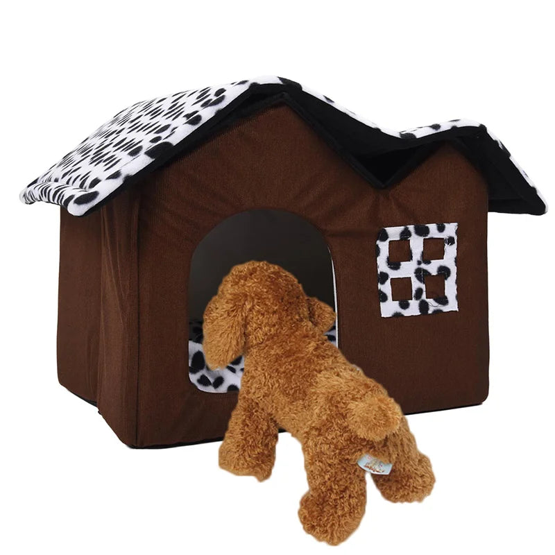 Pet House Foldable Bed With Mat