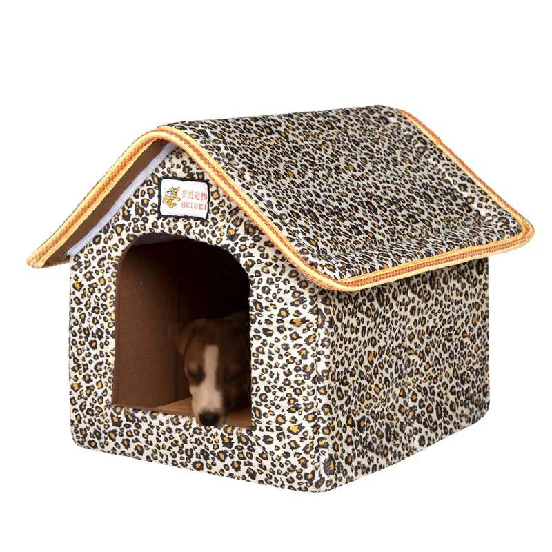 Pet House Foldable Bed With Mat