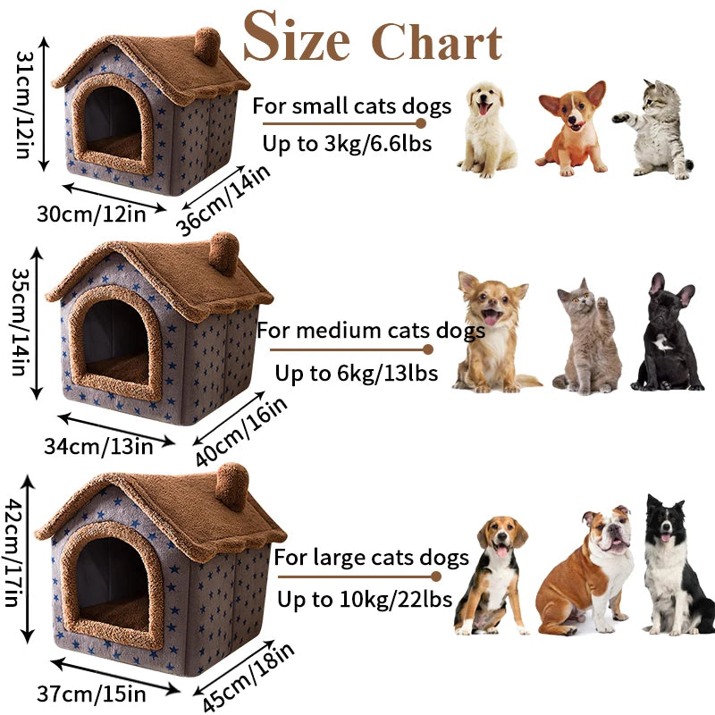 Foldable Cat and Dog House