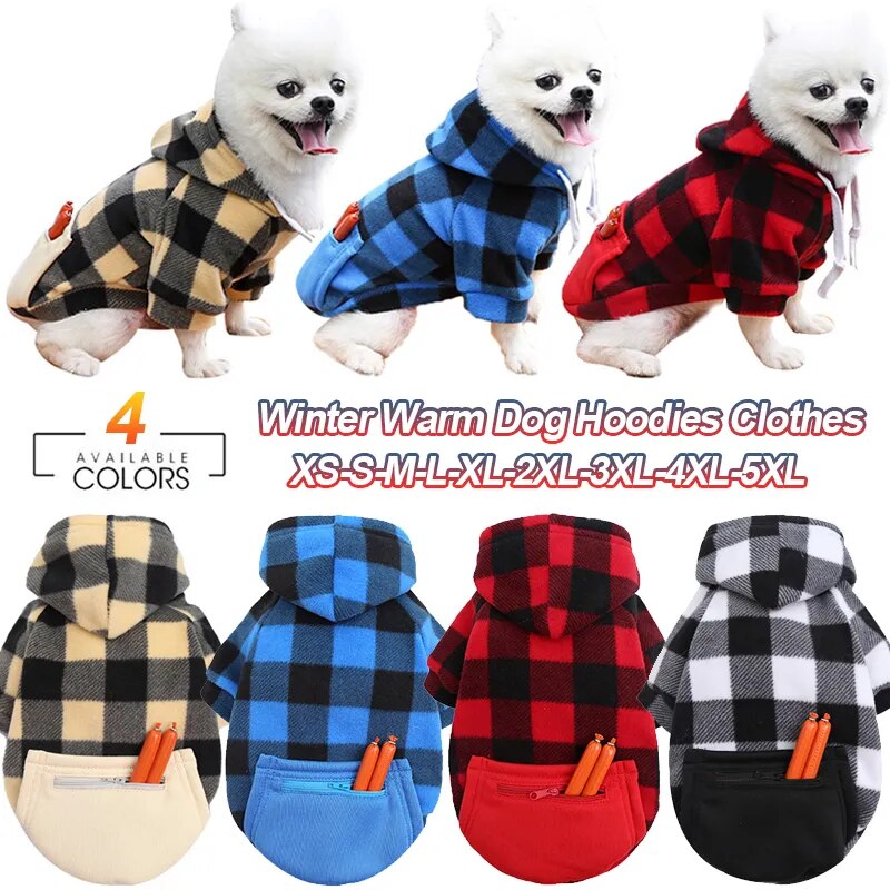 Dog Soft Wool Hoodies