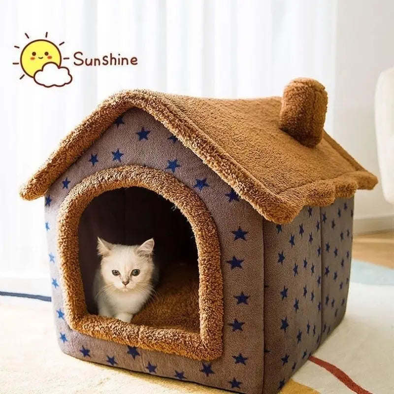 Soft Cat/Dog Bed Deep Sleep House Dog/Cat House