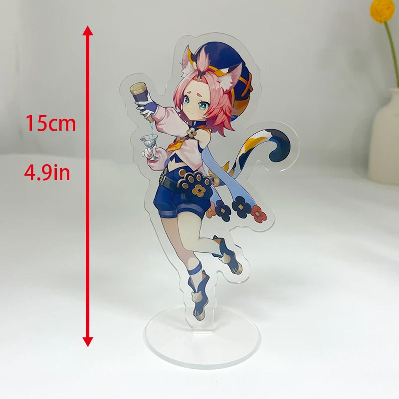 Personalized Gift Anime Character Cartoon Acrylic Stand Custom Transparent Printing Souvenir Birthday Gift Pet Cat Dog Keychain