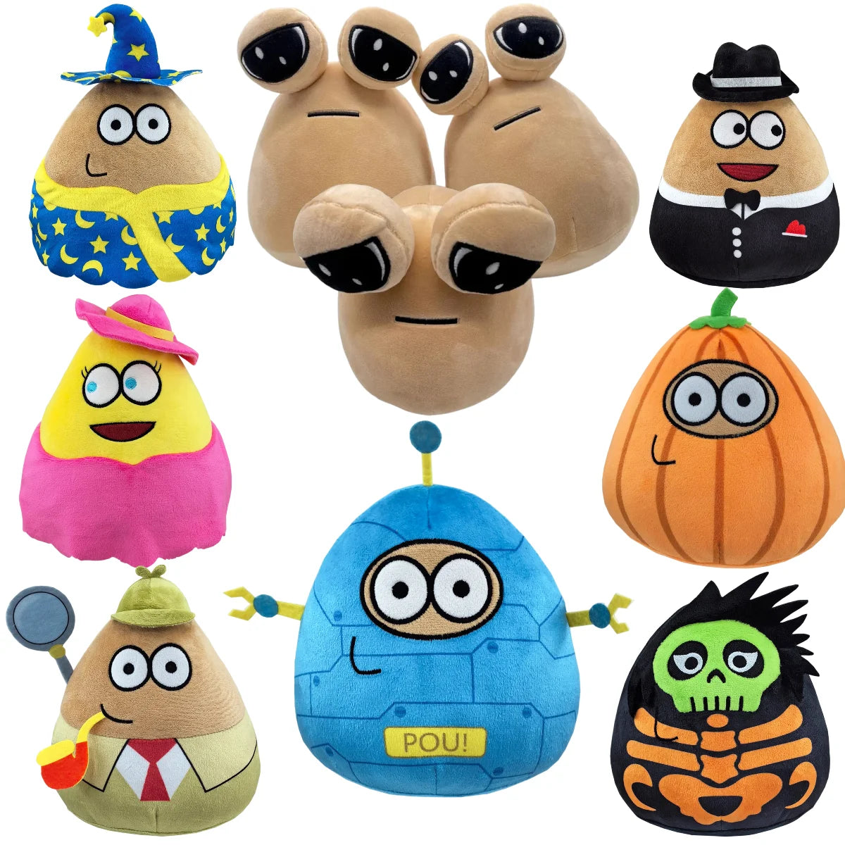 New The Maw My Pet Alien Pou 22Cm Kawaii Anime Game Cartoon Plush Toys Children Birthday Xmas Gifts