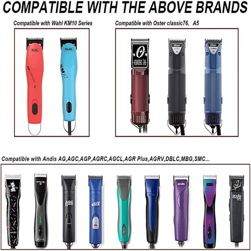 3F 4F 5F 7F 9# 10# 30# 40# 50# Professional Pet Clipper Blade A5 Blade Fit Most Andis Oster Clippers Pet Clippers Ceramic Blade