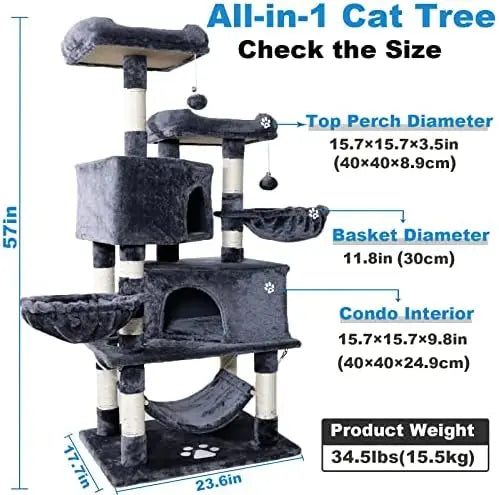 Multi-Level Cat Tree for Big Cats