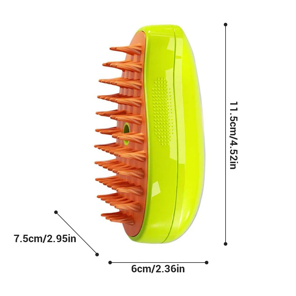 Cat Steam Brush Steamy Dog Brush 3 in 1 Electric Spray Cat Hair Brushes for Massage Pet Grooming Comb Hair Removal Combs