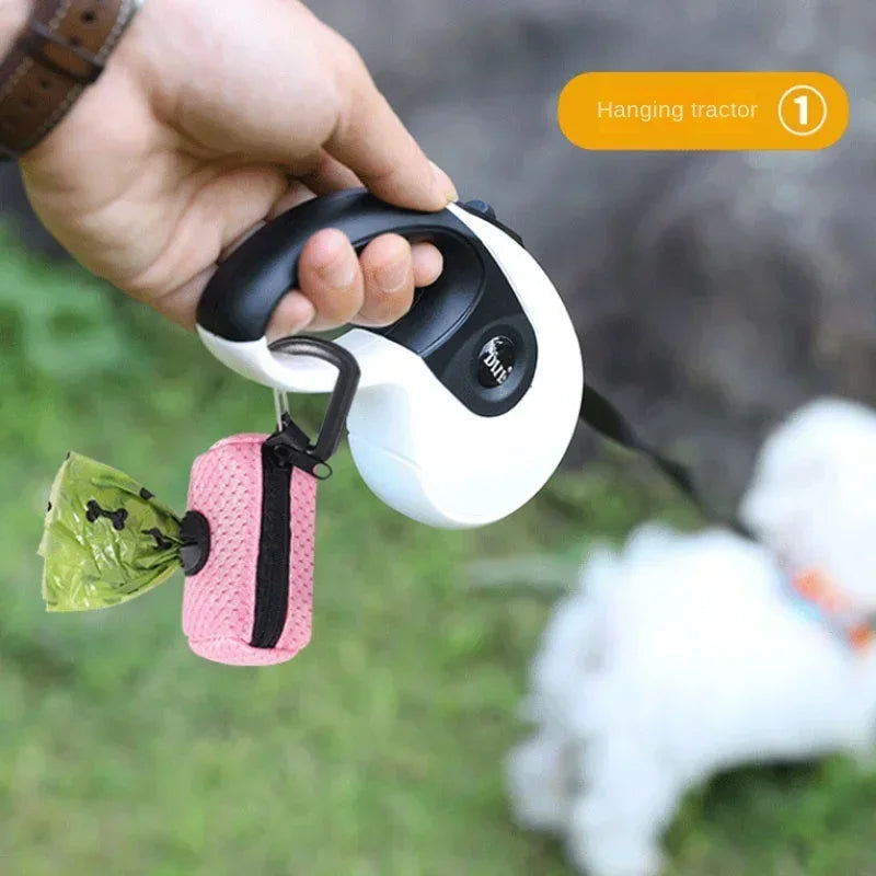 Dog Poop Bag Dispenser Hangingable Dog Poop Bag Holder Poo Bags Dispenser for Dogs Walking Garbage Bags Dispensers Pet Supplies