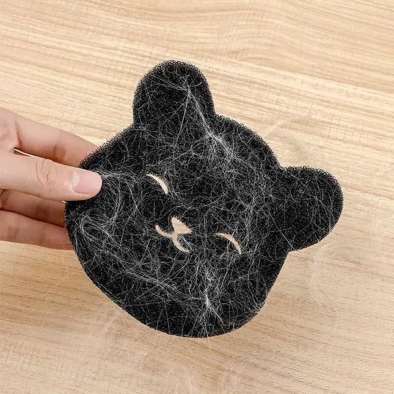 2 In 1 Pet Hair Remover Bear Shape Laundry Ball Washing Machine Lint Catcher Reusable Clothes Sofa Cat Dog Hair Cleaning Sponge