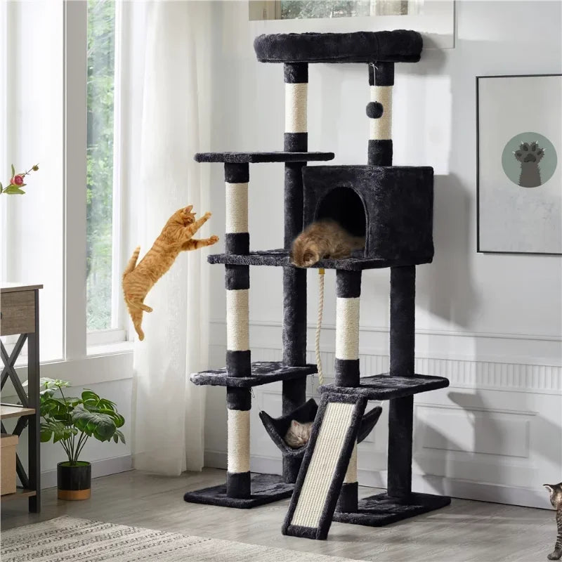 Multilevel 63inch Cat Tree Tower