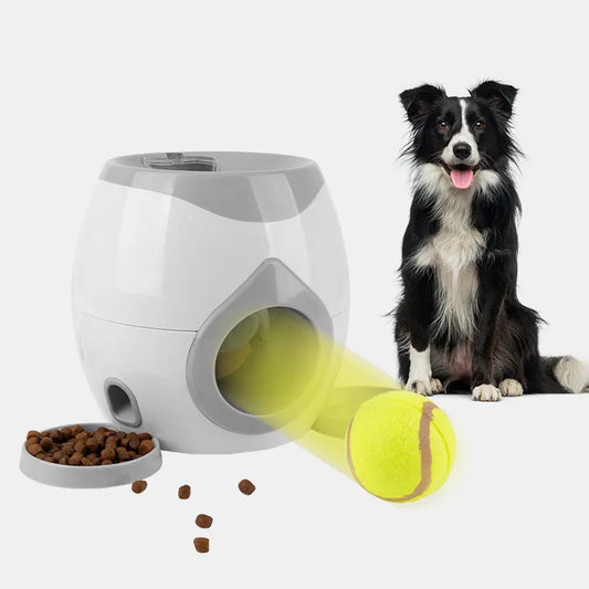 Interactive Dog Toys Automatic Leaked Food Machine Tennis Toy for Dogs Perros Chien Dog Feeder Training Toy Pet Accessories