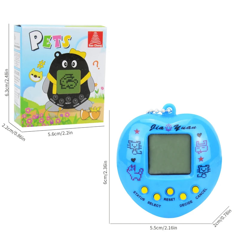 Virtual Pet Tamagotchi Tamagochi Toy in Russian Original German Spanish Polish Electronic Animals Kid Play Game Boy Child Pixel