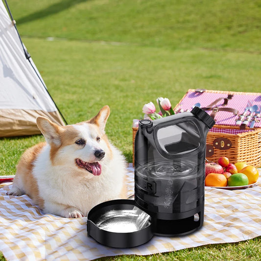 2.6L Dog Water Bottle Large Capacity Drinking Water Bottle Outdoor Sports Water Bottle Outdoor Cat and Dog Water Bottle
