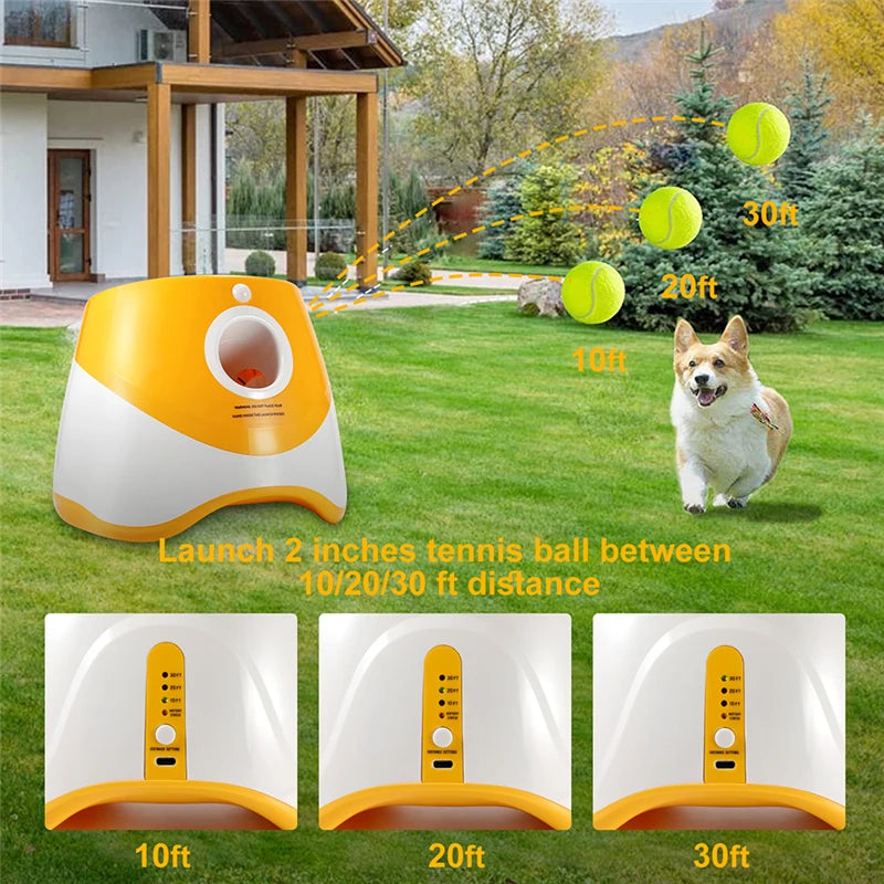 Catapult For Dogs Ball Launcher Dog Toy Tennis Ball Launcher Jumping Ball Pitbull Toys Tennis Ball Machine Automatic Throw Pet