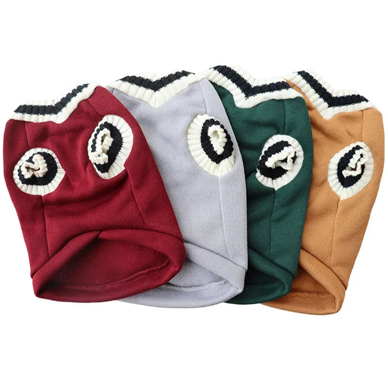 College Style Pet Dog Sweater