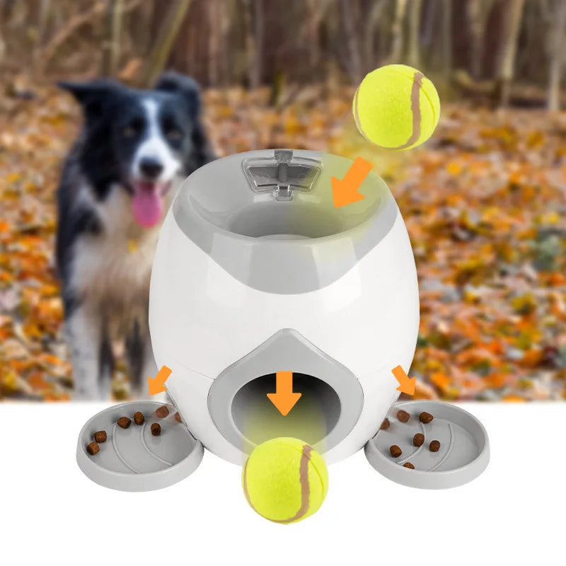 Interactive Dog Toys Automatic Leaked Food Machine Tennis Toy for Dogs Perros Chien Dog Feeder Training Toy Pet Accessories