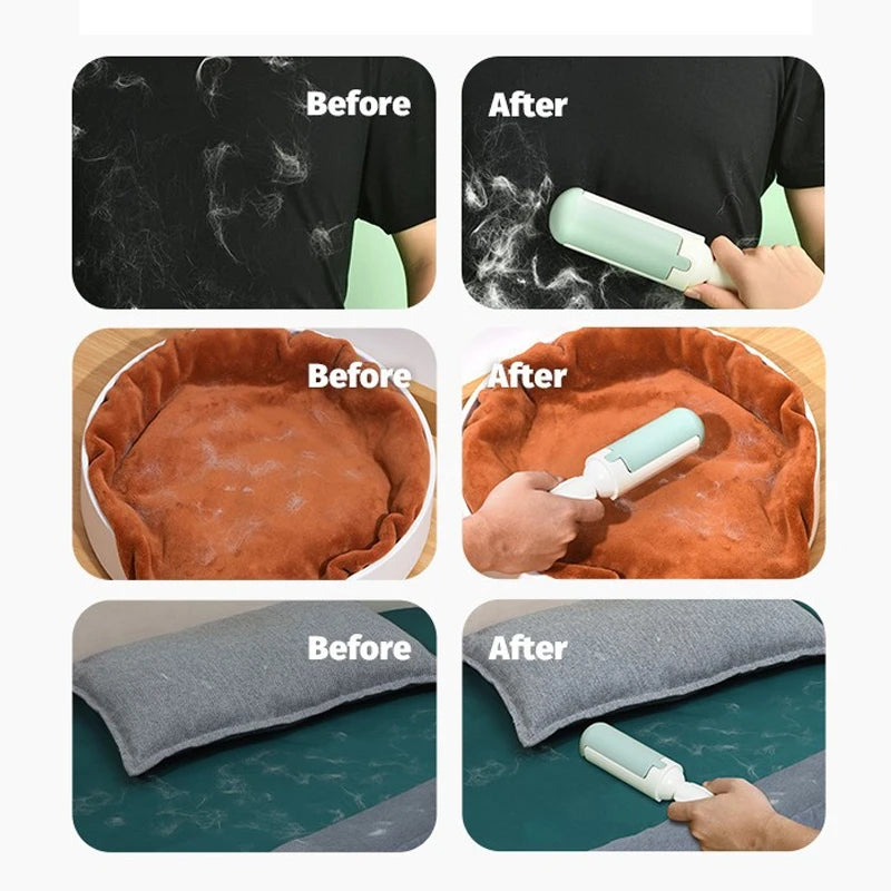 Pet Hair Remover Lint Rollers Dog Cat Fur Cleaning Brushes Multi-purpose Sofa Clothes Hair Sticker Roller Sticker Lint Remov