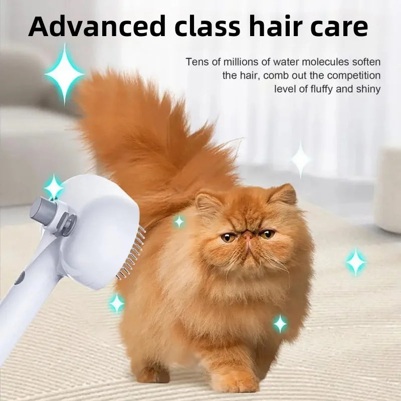 Pet Spray Grooming Comb Remove Floating Hair Fluffs Hair Grooming Styling Prevents Static Electricity for Long-haired Dogs Cats