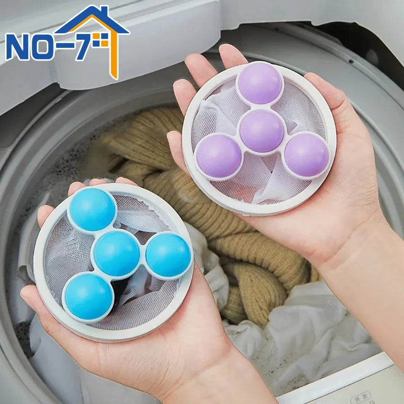 Pet Hair Remover Washing Machine Floating Lint Filter Bag Reusable Laundry Ball Clothes Hair Cleaning Tools Cat Hair Catcher