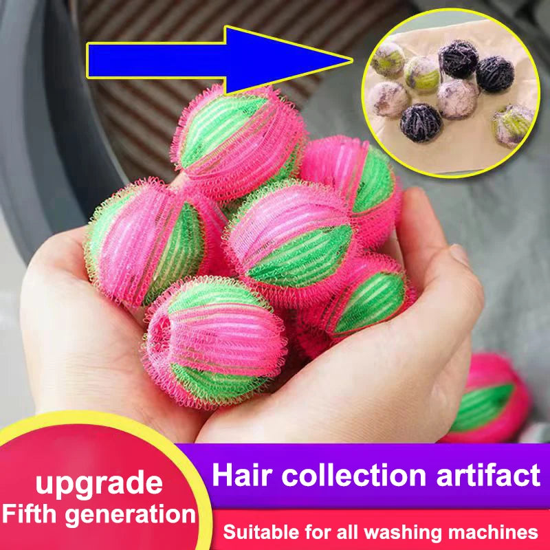 2/4pcs Pet Hair Remover Hair Catcher Reusable Clothes Filter Washing Machine Balls Clean Laundry Ball Washing Machine Accessory