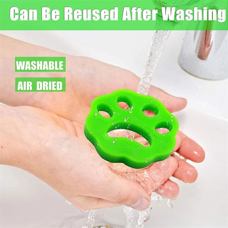 Cat Dog Hair Remover Washing Machine Hair Remover Reusable Pet Fur Lint Hair Remover Clothes Dryer Cleaning Laundry Tools