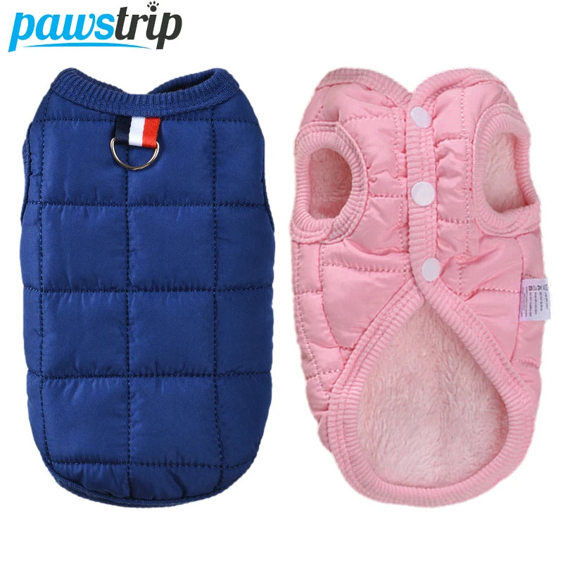 Winter Warm Dog Coat Jacket Windproof Dog Clothes for Small Dogs Padded Clothing Chihuahua Clothes Pet Supplies