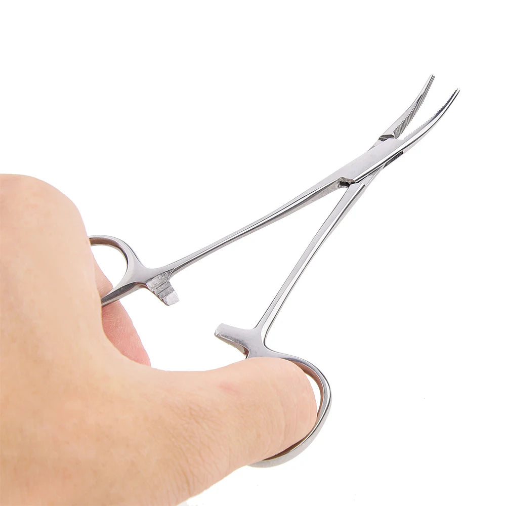 Hand Tool 12.5 16 18cm Hemostatic Forceps Pet Hair Clamp Fishing Locking Pliers Epilation Tools Curved/Straight Tip Cutter Tool