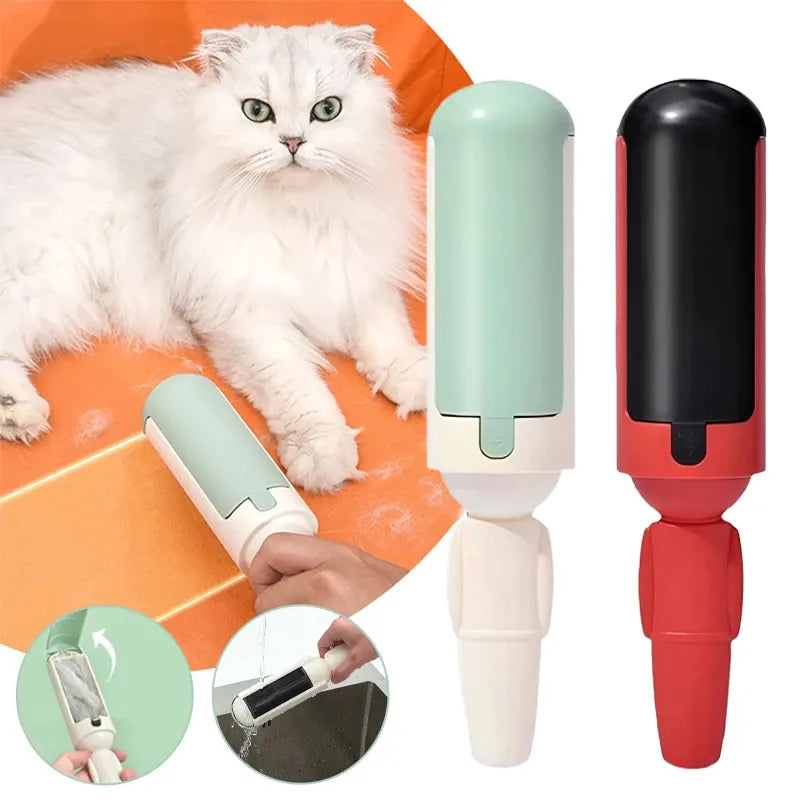 Pet Hair Remover Lint Rollers Dog Cat Fur Cleaning Brushes Multi-purpose Sofa Clothes Hair Sticker Roller Sticker Lint Remov