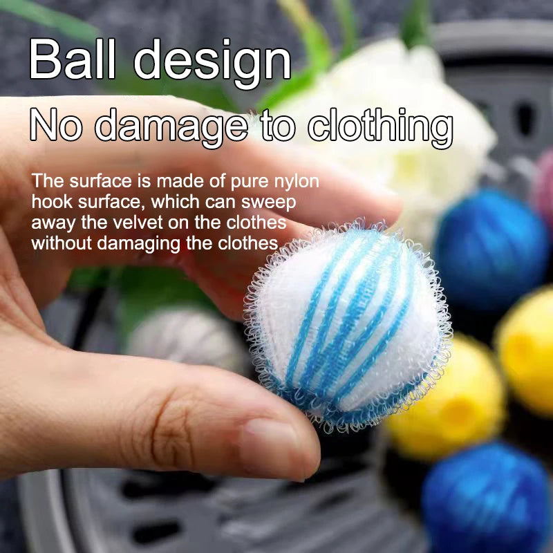 2/4pcs Pet Hair Remover Hair Catcher Reusable Clothes Filter Washing Machine Balls Clean Laundry Ball Washing Machine Accessory