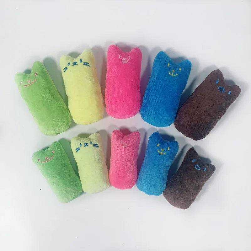 Rustle Sound Catnip Toy Cats Products For Pets Cute Cat Interactive Toy Kitten Teeth Plush Thumb Pillow Pet Accessories