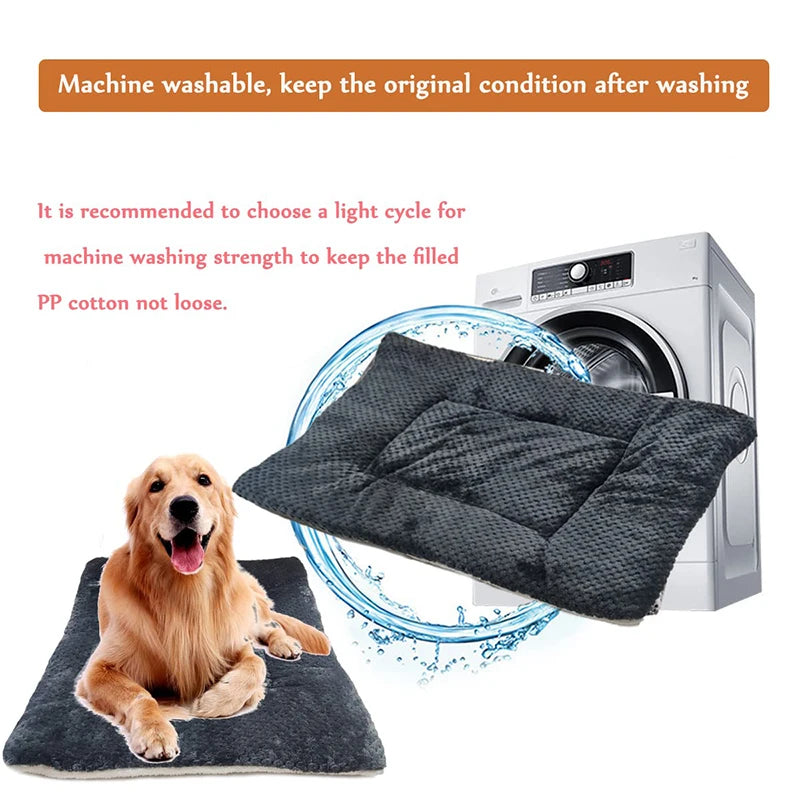 Dog And Cat Sleeping Mat Super Soft Dog And Cat Pet Blanket Flannel Autumn And Winter Cold Protection And Washable