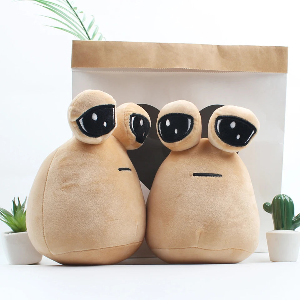 New My Pet Alien Pou Plush Toy Kawaii Alien Pet Doll Cute Pou Stuffed Toys Soft Pillow Plush Animal Gift Toys For Kids Girls