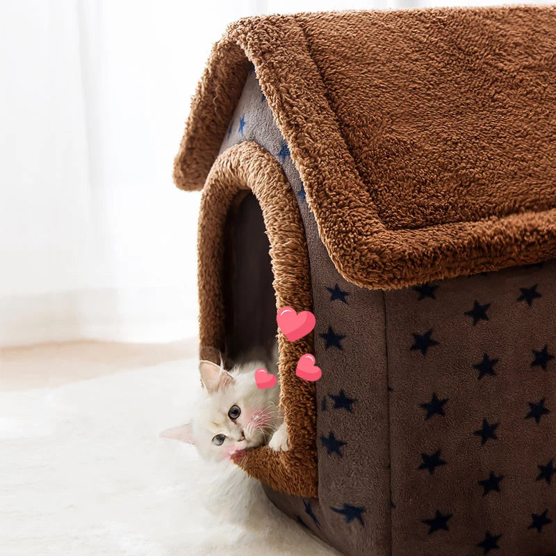 Soft Cat/Dog Bed Deep Sleep House Dog/Cat House