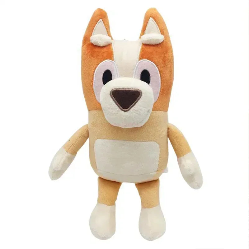 28cm Bluey Family Plush Toys Cute Simulation Pet Dog Patrol Bingo Sister Kawai Plush Children'S Toy Doll Birthday Gift Toy