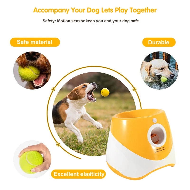 Catapult For Dogs Ball Launcher Dog Toy Tennis Ball Launcher Jumping Ball Pitbull Toys Tennis Ball Machine Automatic Throw Pet